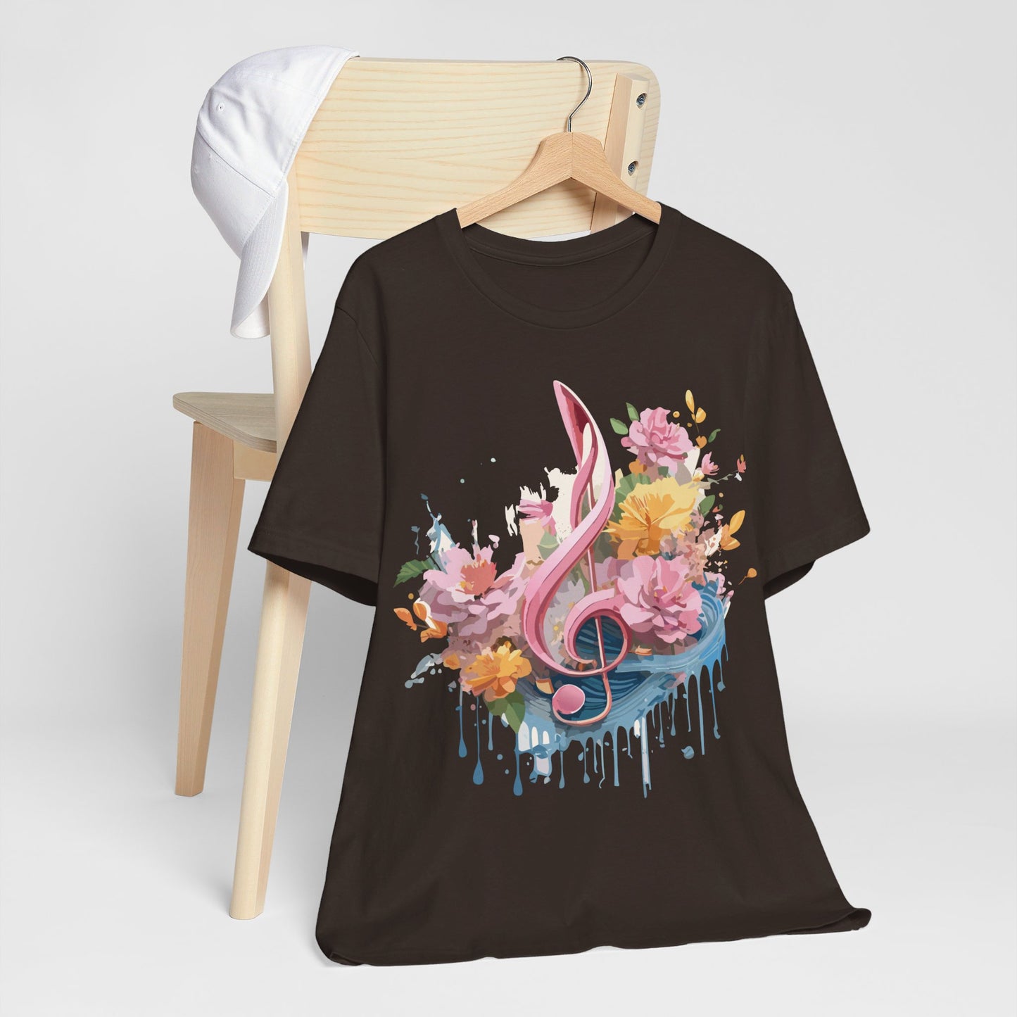 Natural Cotton Tee Shirt - Music Collection