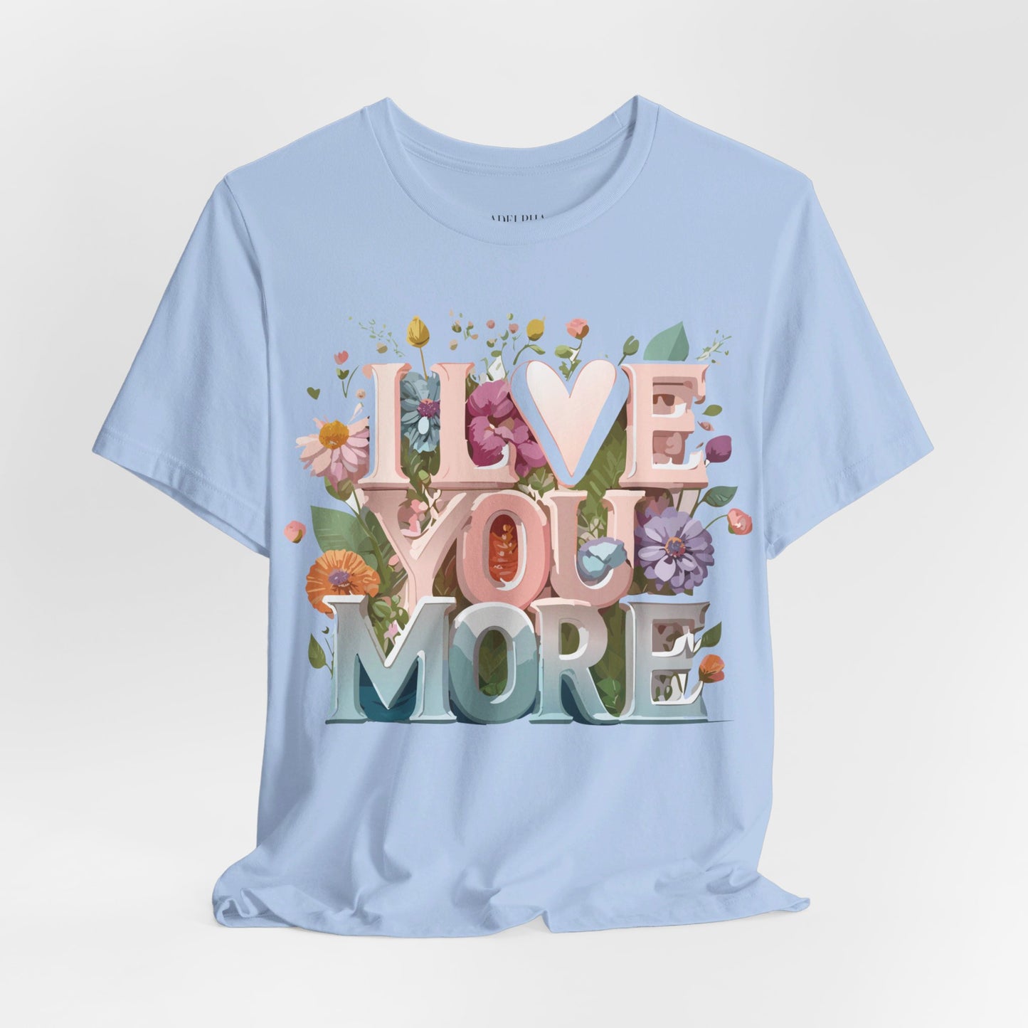 T-Shirt aus natürlicher Baumwolle – Love Story-Kollektion