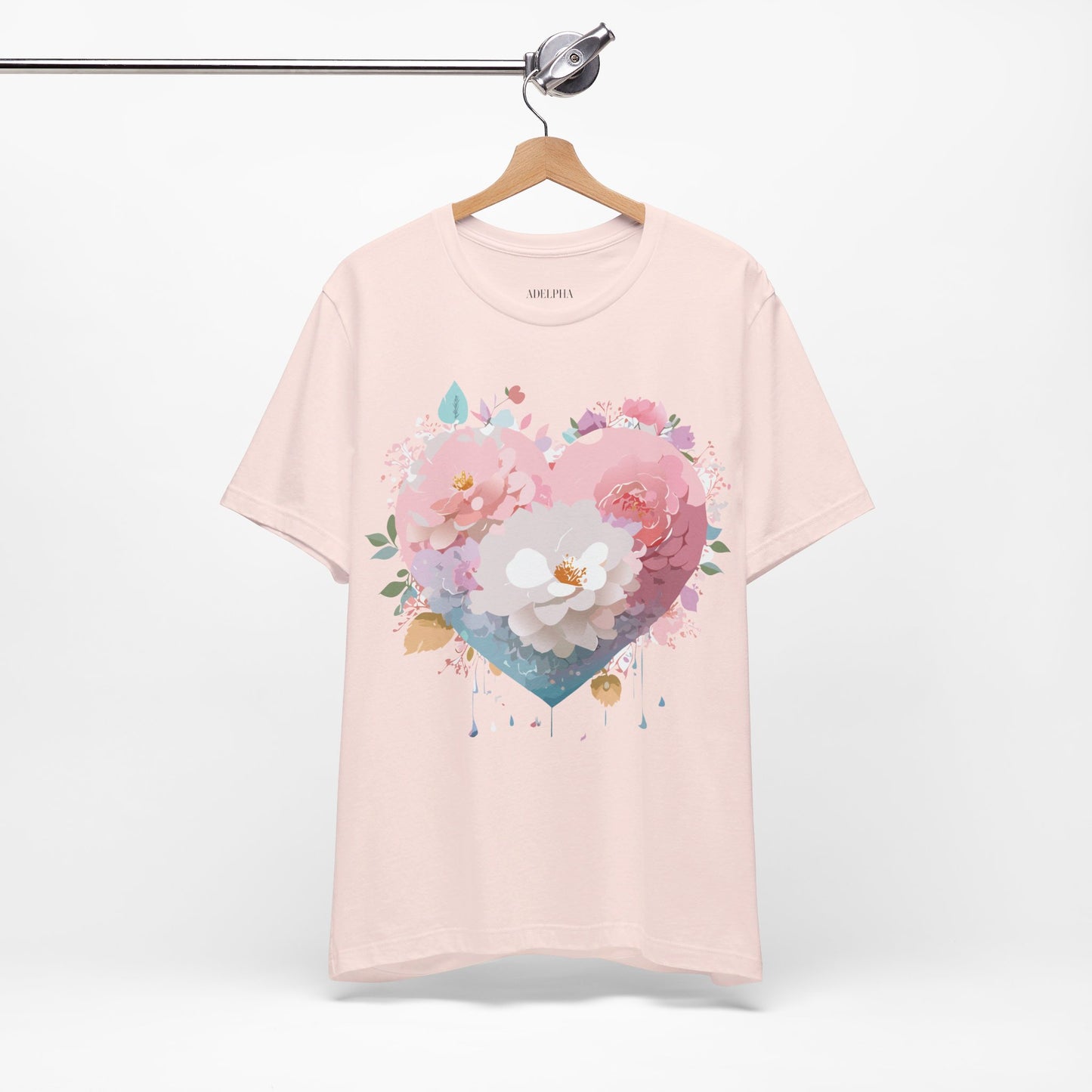 T-Shirt aus natürlicher Baumwolle – Love Story-Kollektion