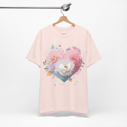 Natural Cotton Tee Shirt - Love story Collection Printify