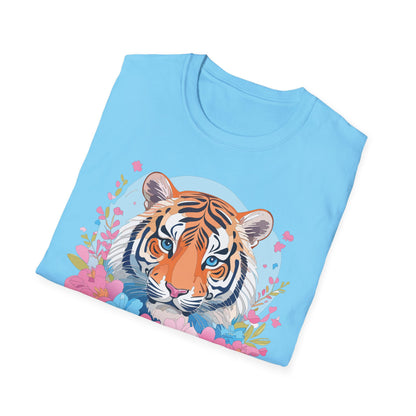 Tiger Shirt Unisex Softstyle T Shirt Gildan 64000 Animal Tee