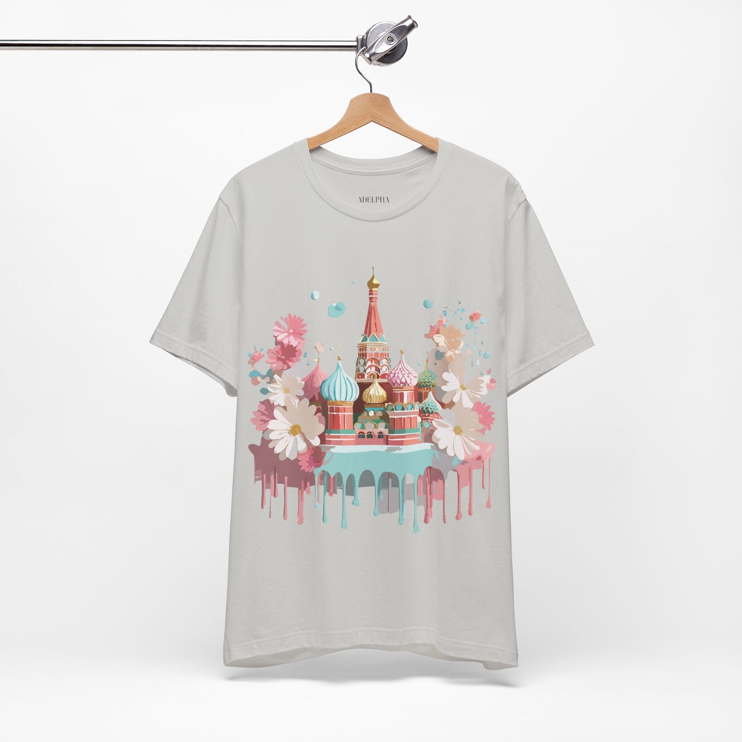 Natural Cotton Tee Shirt - Beautiful Places Collection - Moscow