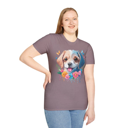 Dog Shirt Unisex Softstyle Tee Gildan 64000 100 Percent Ring Spun Cotton