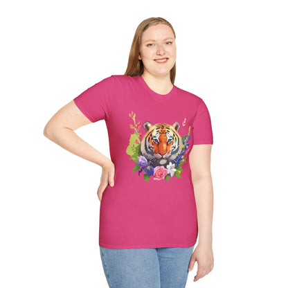 Tiger Shirt Unisex Gildan Softstyle Tee 100 Percent Ring Spun Cotton