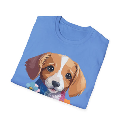 Unisex Dog Shirt Animal Graphic Tee Soft Cotton Gildan 64000