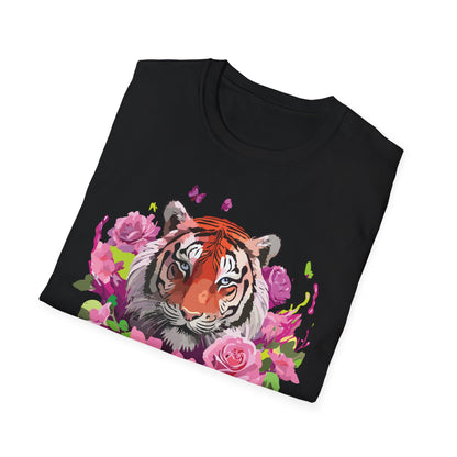 Tiger Shirt Unisex Tee Gildan Softstyle 64000 Ring Spun Cotton