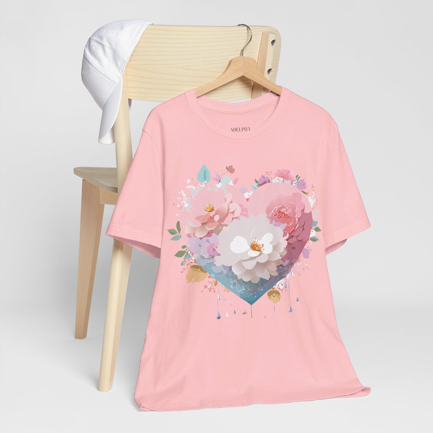 T-shirt en coton naturel - Collection Love story