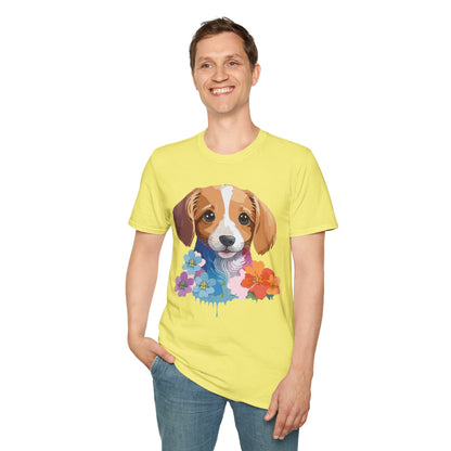 Unisex Dog Shirt Animal Graphic Tee Soft Cotton Gildan 64000