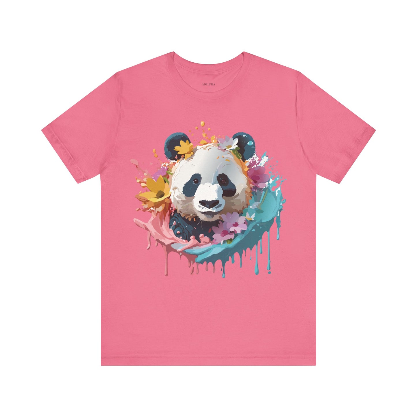 T-Shirt aus natürlicher Baumwolle mit Panda