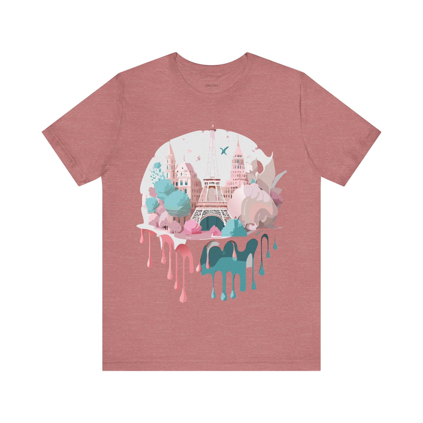 Natural Cotton Tee Shirt - Beautiful Places Collection - Paris