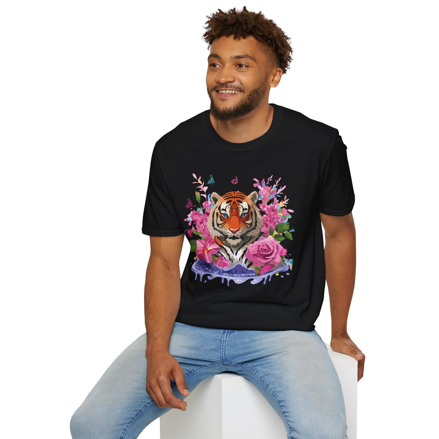 Tiger Shirt, Shirt with Tiger, Animal Tee, Shirt with Animals