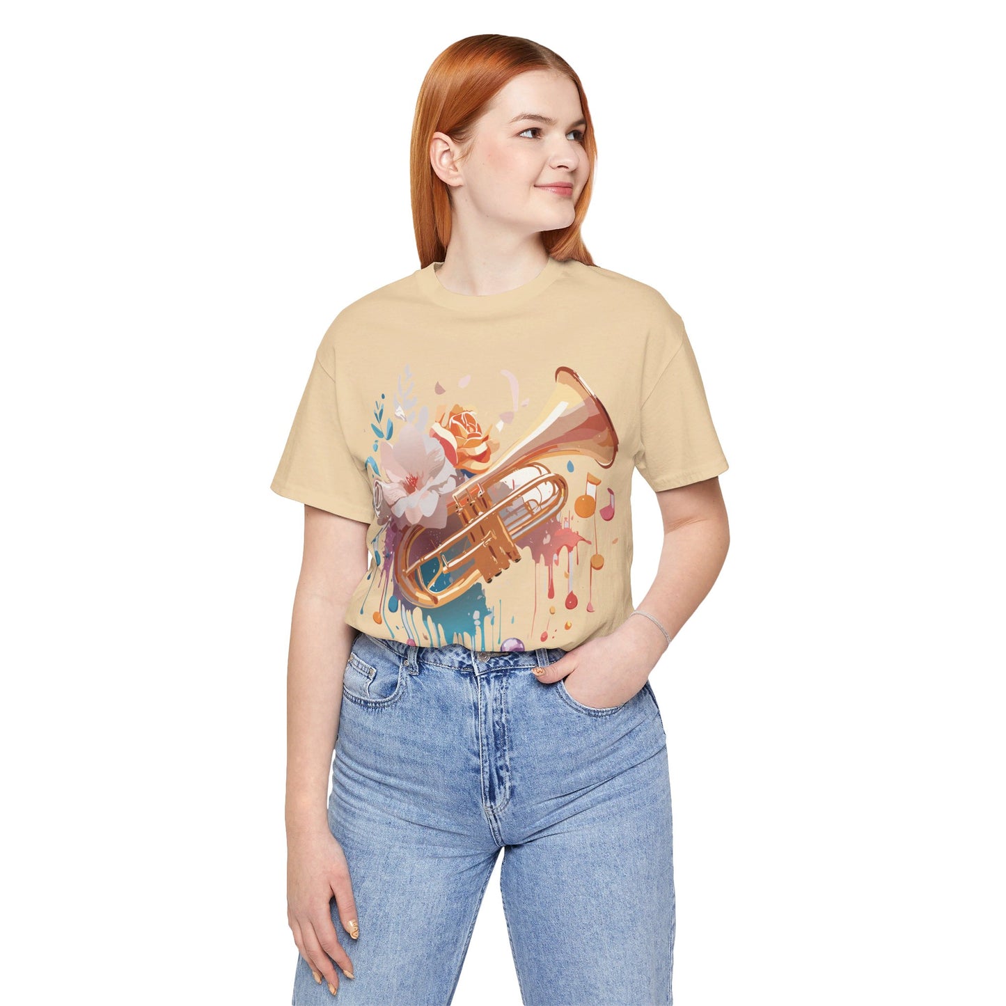 Natural Cotton Tee Shirt - Music collection