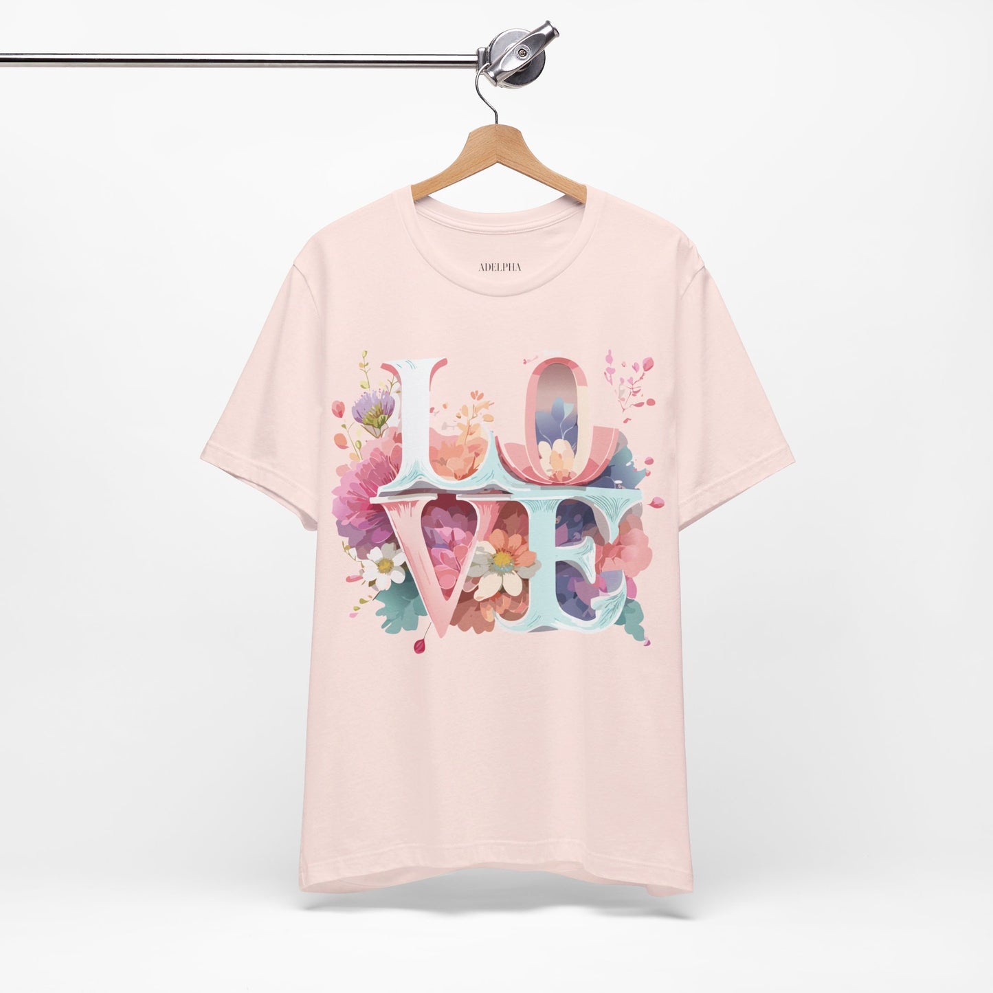 T-Shirt aus natürlicher Baumwolle – Love Story-Kollektion