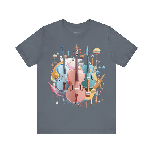 Natural Cotton Tee Shirt - Music Collection