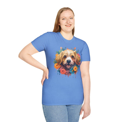 Dog Shirt Unisex Animal Tee Softstyle 64000 Gildan Cotton Tee