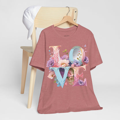 Natural Cotton Tee Shirt - Love story Collection Printify