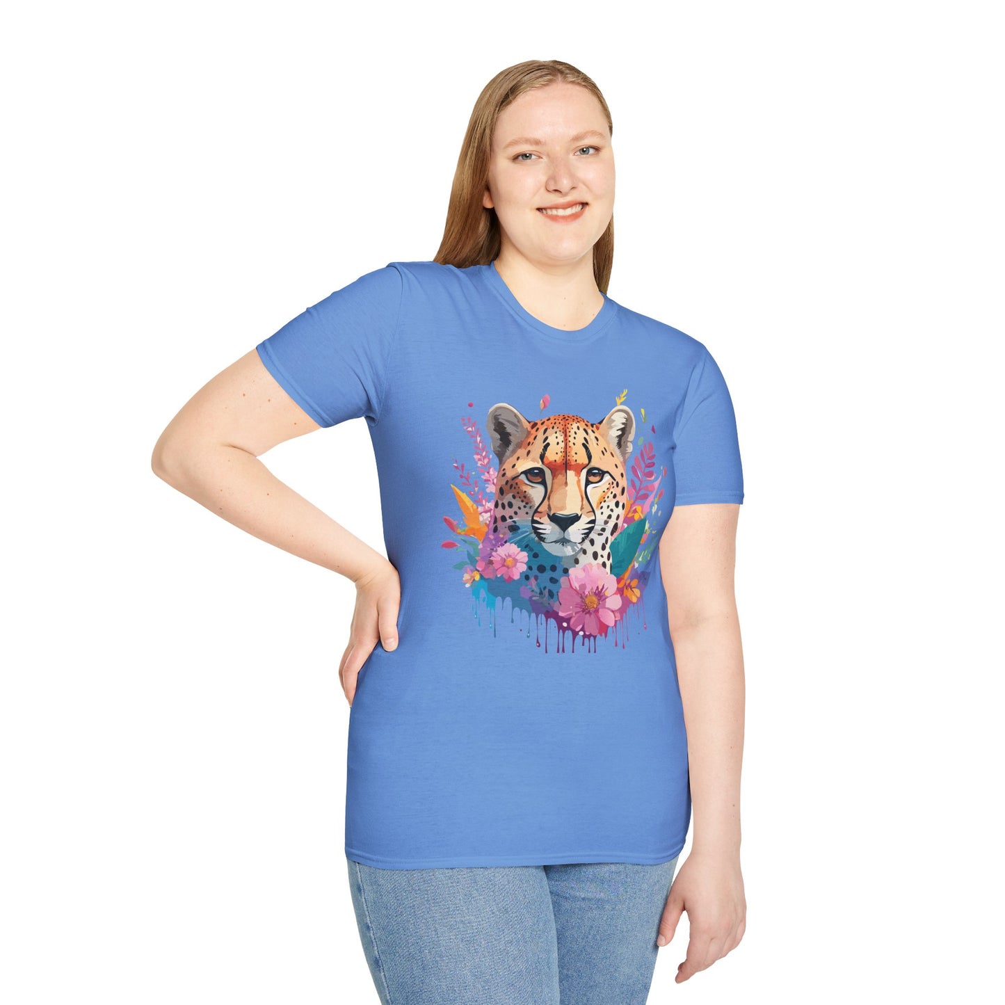 Cheetah Shirt, Shirt with Cheetah, Cheetah Tee, Shirt with Animals