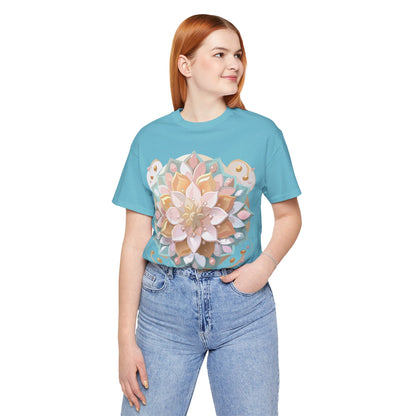 Natural Cotton Tee Shirt - Medallion Collection Printify