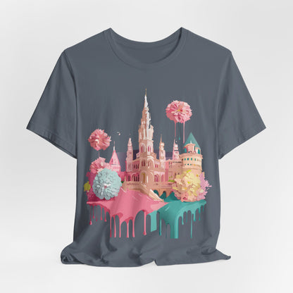 Natural Cotton Tee Shirt - Beautiful Places Collection - Vienna Printify