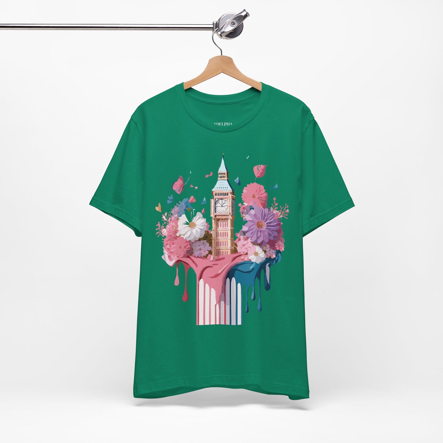 Natural Cotton Tee Shirt - Beautiful Places Collection - London