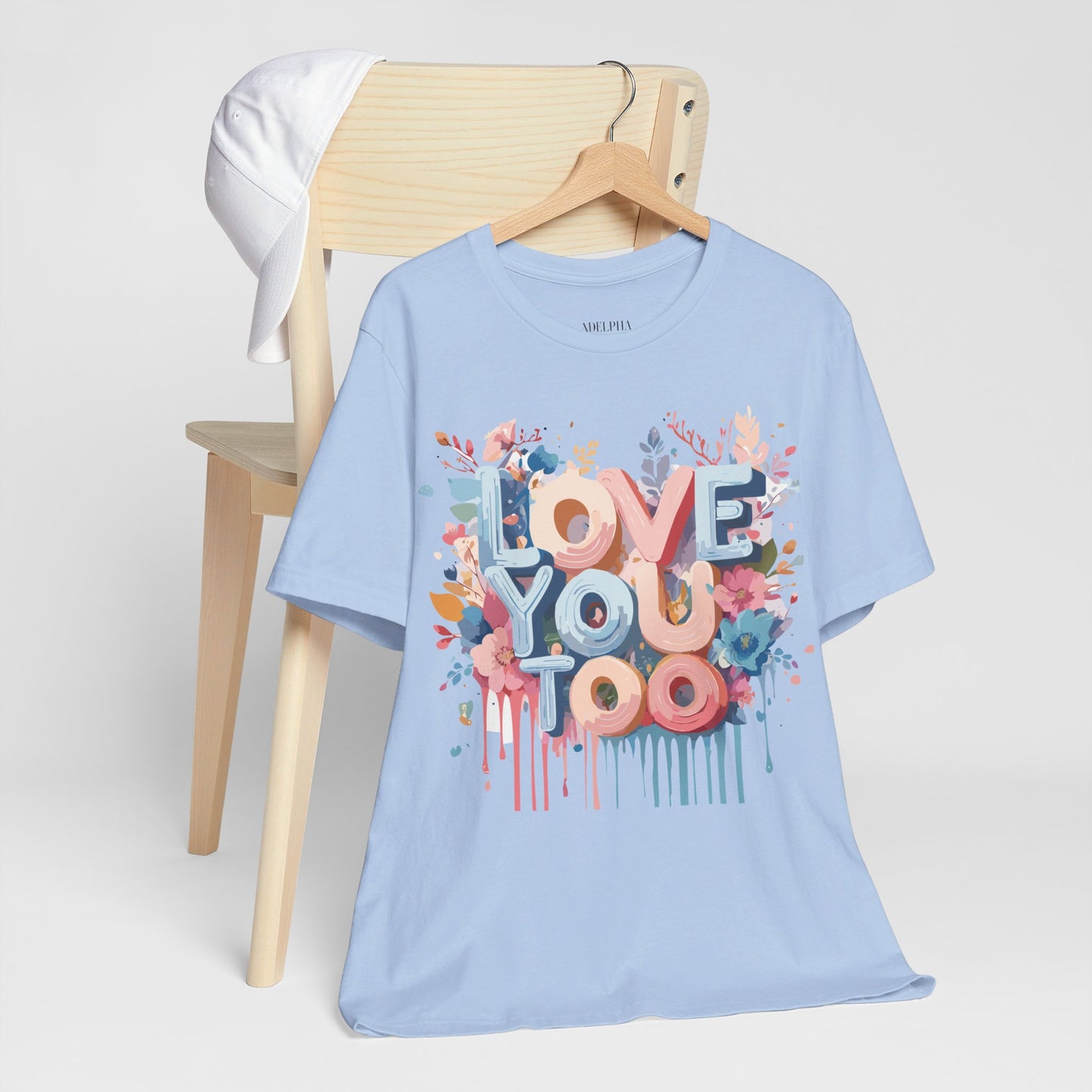 T-Shirt aus natürlicher Baumwolle – Love Story-Kollektion