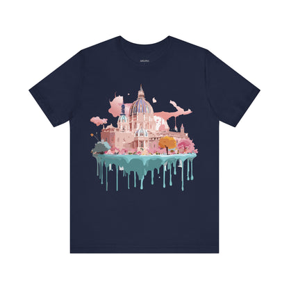 Natural Cotton Tee Shirt - Beautiful Places Collection - Vienna Printify