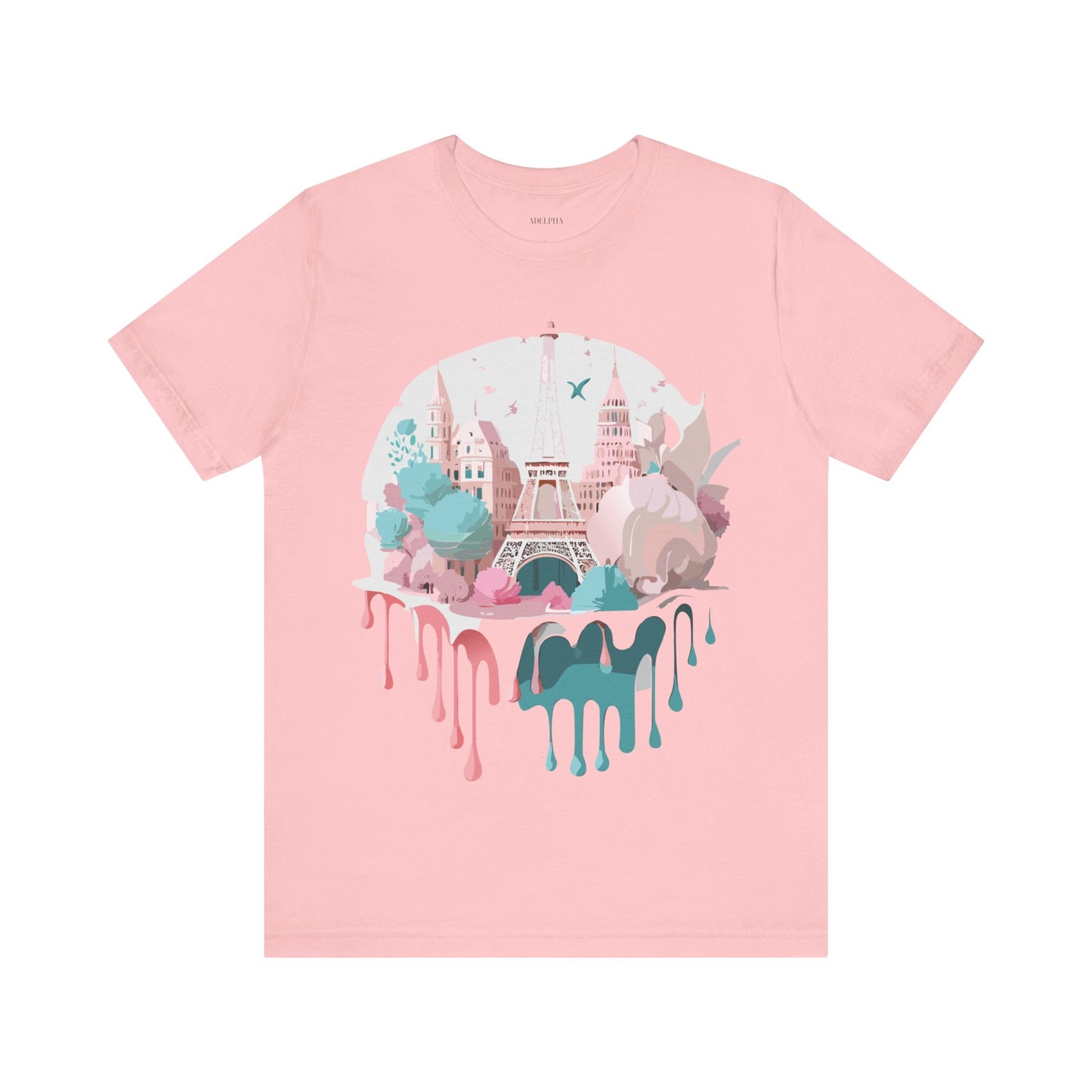 Natural Cotton Tee Shirt - Beautiful Places Collection - Paris