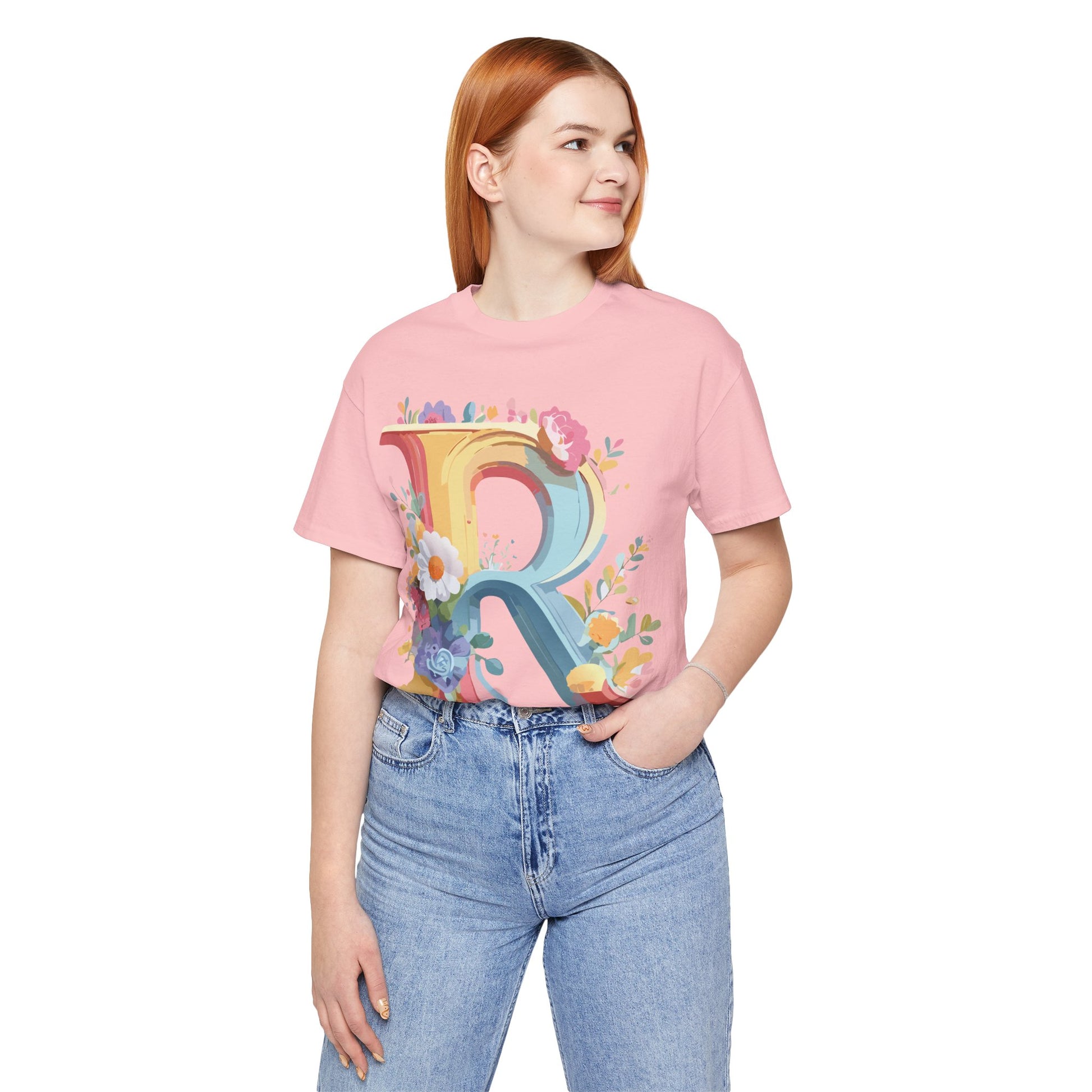 Letter Shirt, Letter R Shirt - ADELPHA