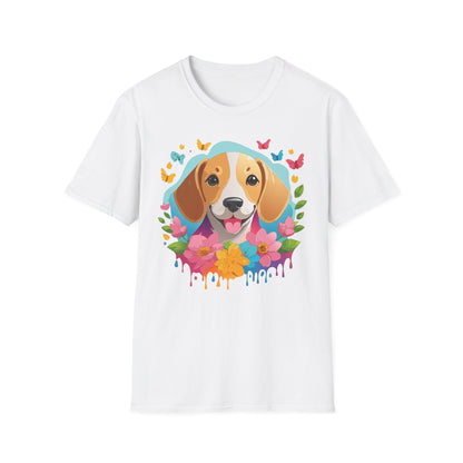 Dog Shirt Unisex Animal Tee Softstyle Cotton Comfort Everyday Wear