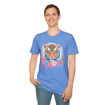 Tiger Shirt Unisex Softstyle T Shirt Gildan 64000 Animal Tee