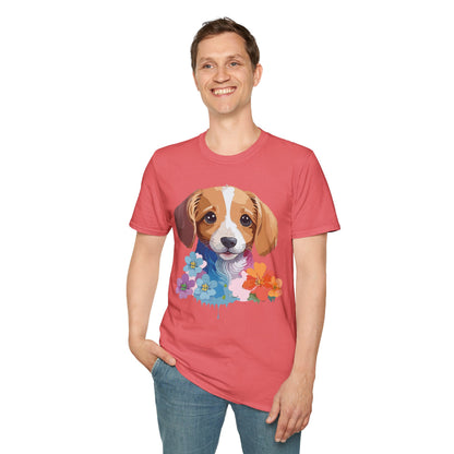 Unisex Dog Shirt Animal Graphic Tee Soft Cotton Gildan 64000