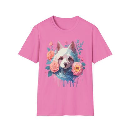 Dog Shirt Unisex Softstyle Cotton Tee Gildan 64000 With Animal Designs