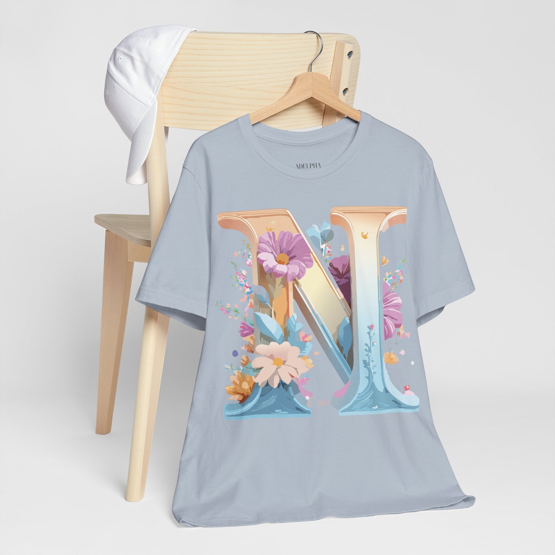 Letter Shirt, Letter N Shirt - ADELPHA