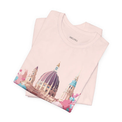 Natural Cotton Tee Shirt - Beautiful Places Collection - Vienna Printify