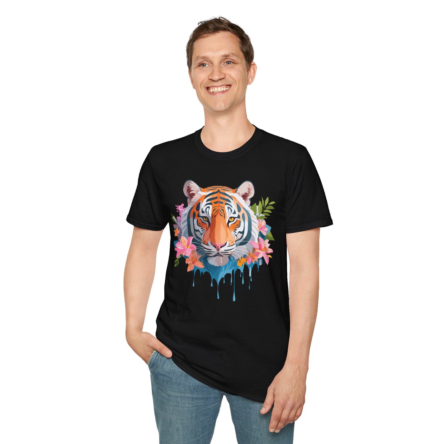 Tiger Shirt, Shirt with Tiger, Animal Tee, Shirt with Animals