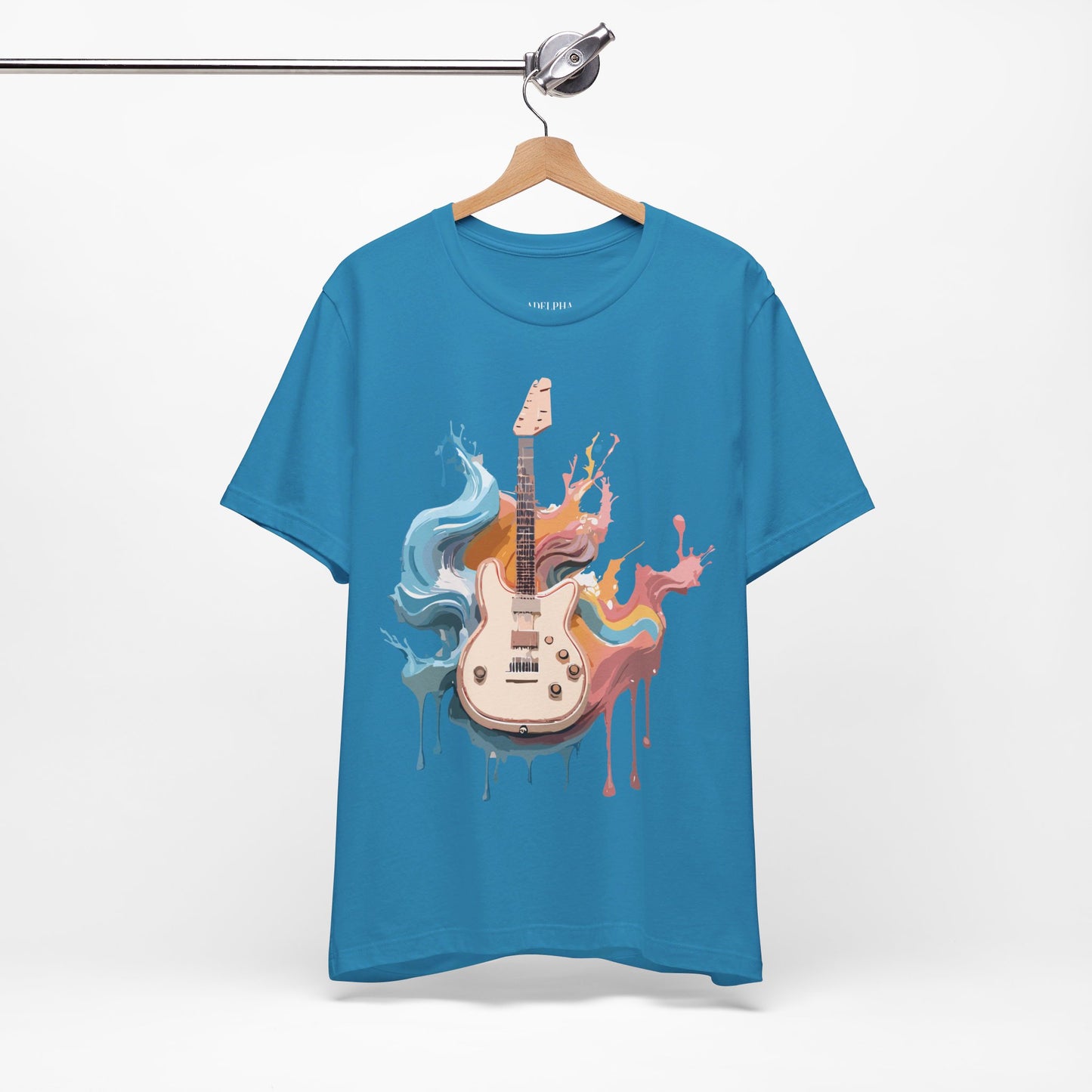 T-Shirt aus natürlicher Baumwolle – Musikkollektion