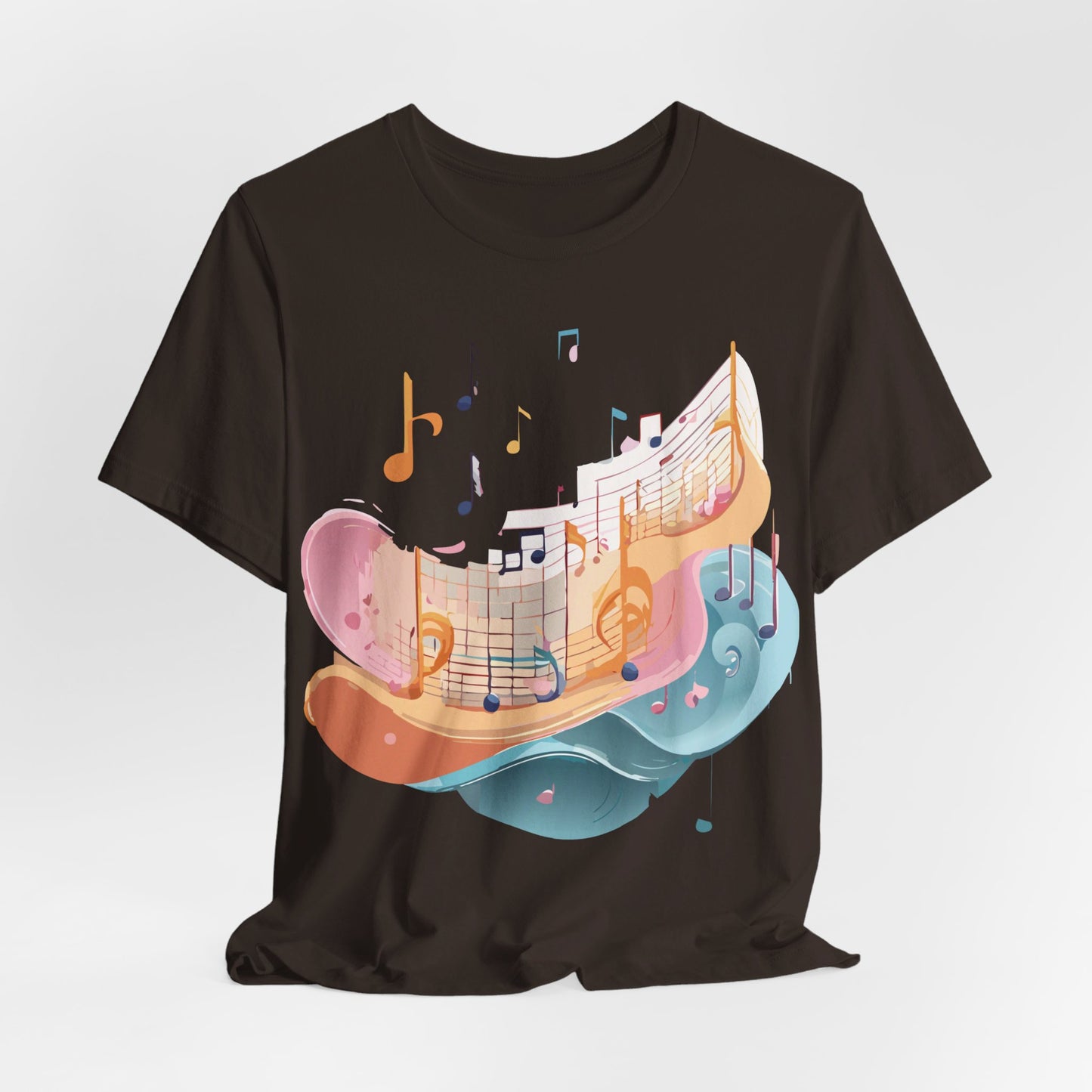 T-Shirt aus natürlicher Baumwolle – Musikkollektion