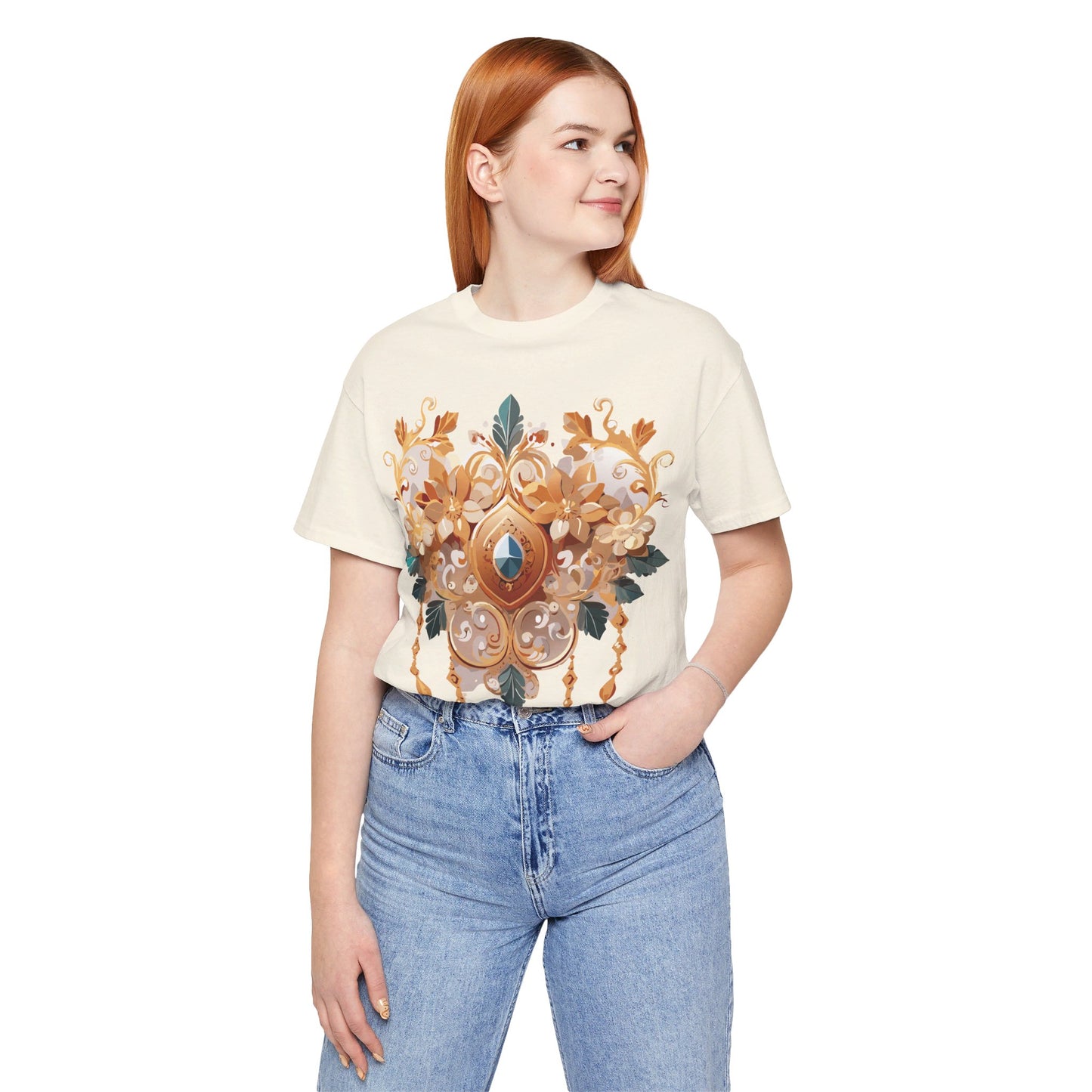 T-Shirt aus natürlicher Baumwolle – Queen Collection