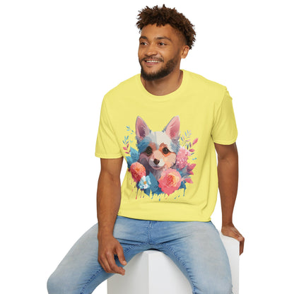 Dog Shirt Unisex Animal Print Tee With Cute Dog Designs And Comfort