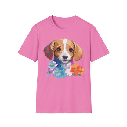 Unisex Dog Shirt Animal Graphic Tee Soft Cotton Gildan 64000