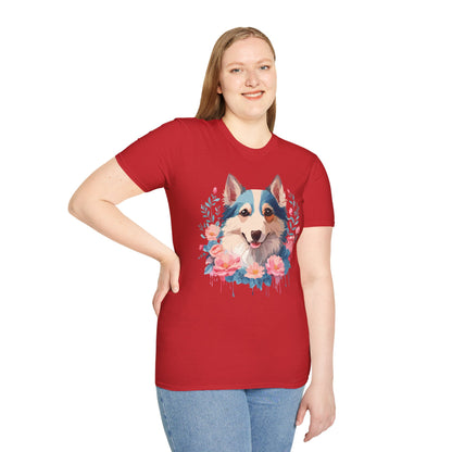 Dog Shirt Unisex Animal Tee Softstyle Cotton Lightweight Breathable