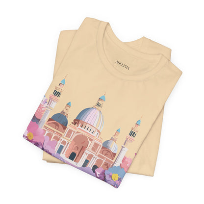 Natural Cotton Tee Shirt - Beautiful Places Collection - Venice Printify