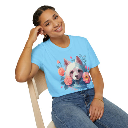 Dog Shirt Unisex Softstyle Cotton Tee Gildan 64000 With Animal Designs