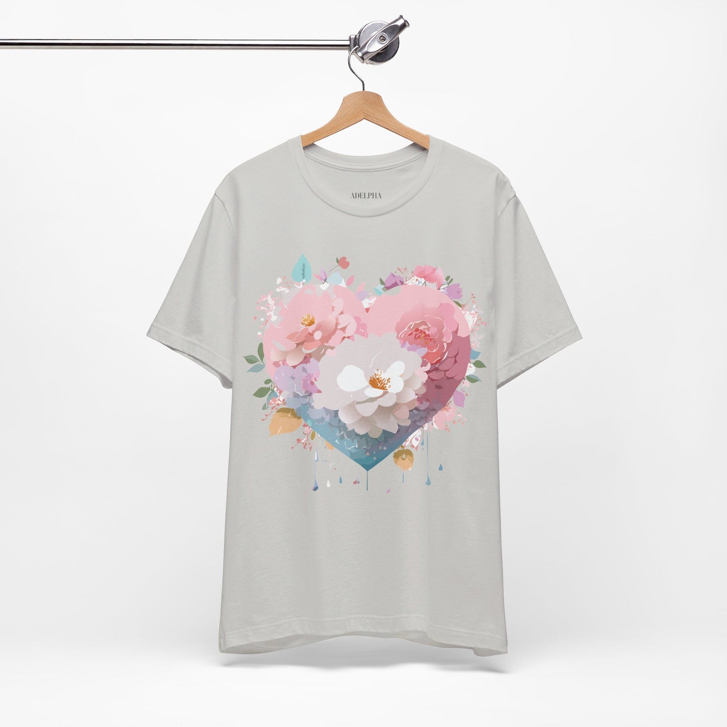 T-shirt en coton naturel - Collection Love story