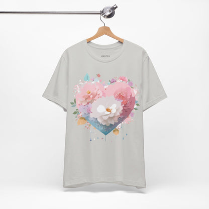 Natural Cotton Tee Shirt - Love story Collection Printify