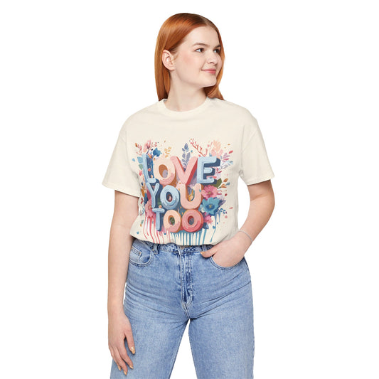 Natural Cotton Tee Shirt - Love story Collection Printify