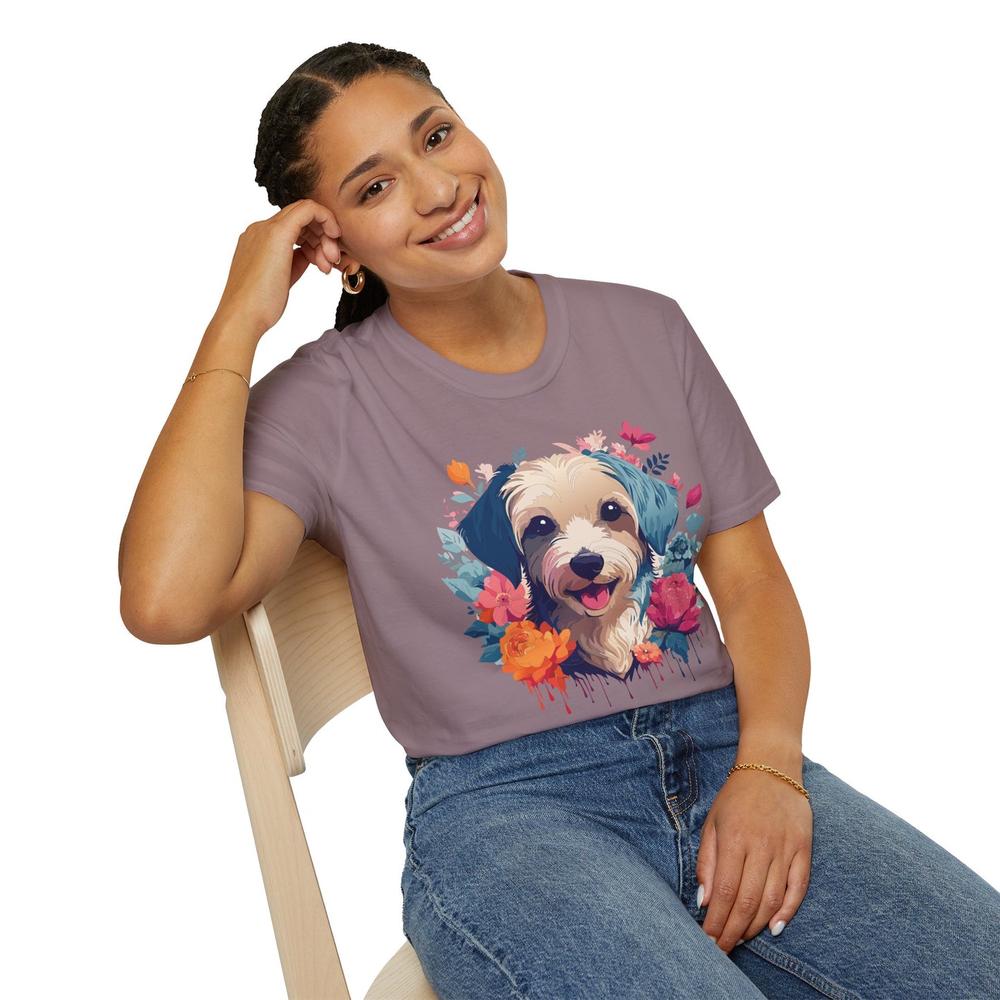 Dog Shirt, Shirt with Dog, Animal Tee, Shirt with Animals