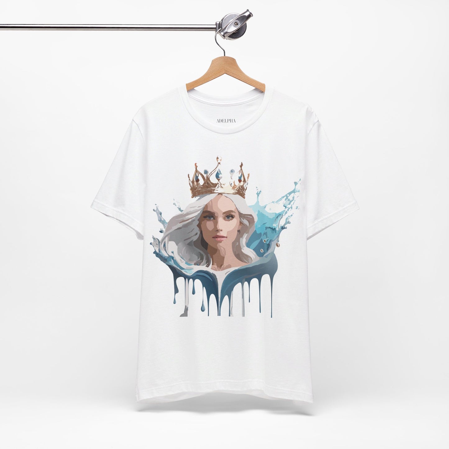 T-Shirt aus natürlicher Baumwolle – Queen Collection