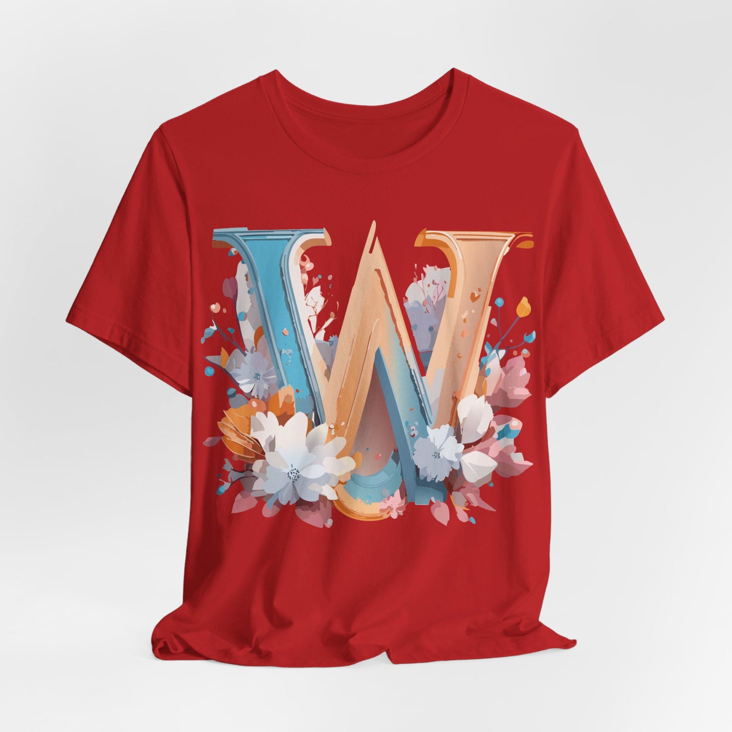 T-Shirt aus natürlicher Baumwolle – Letters Collection – W