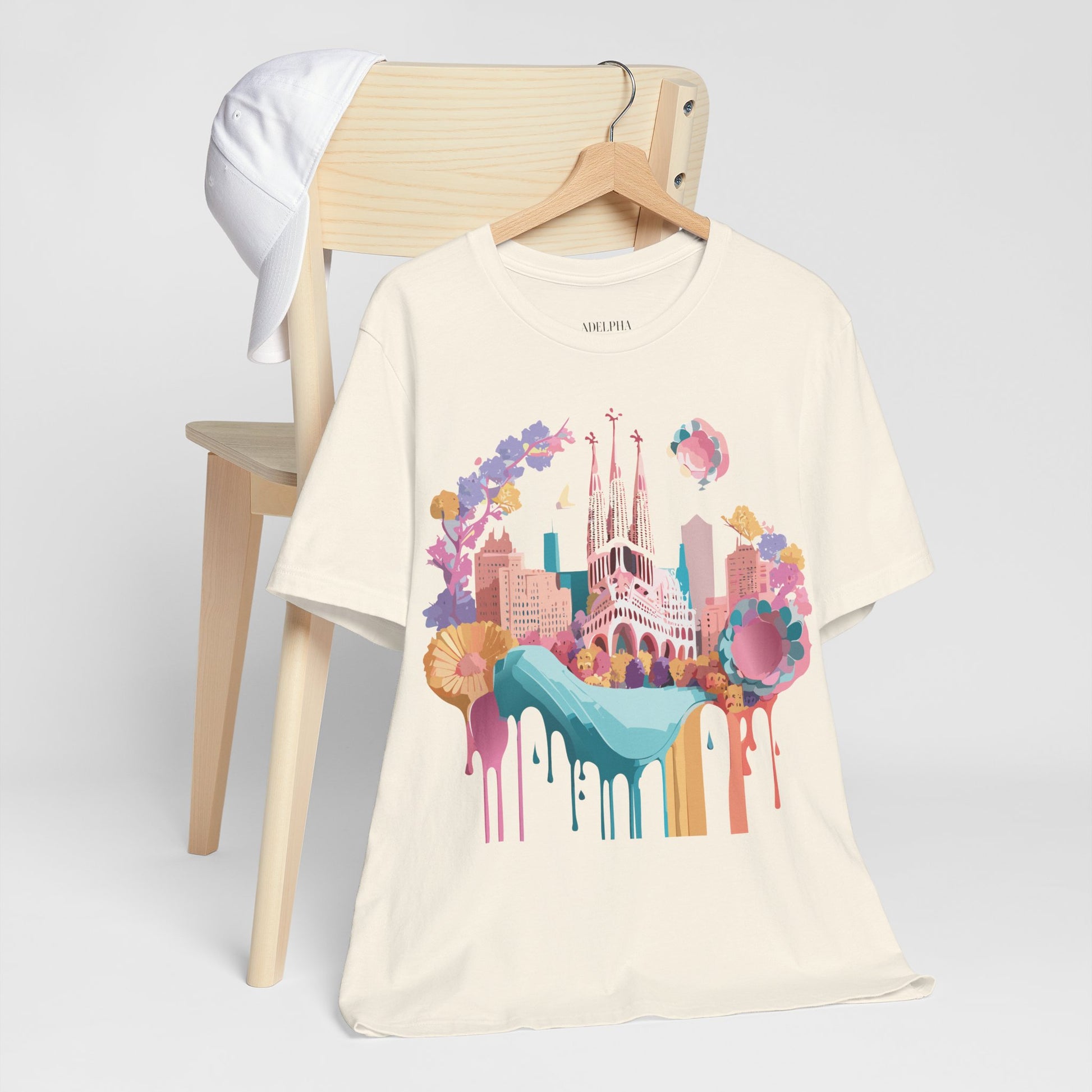 Tourist Shirt, Shirt with Barcelona - ADELPHA